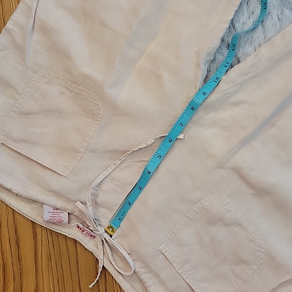 Guess Jeans 100% Linen Tan Pants, Women's Medium, Good Condition! - Picture 7 of 10